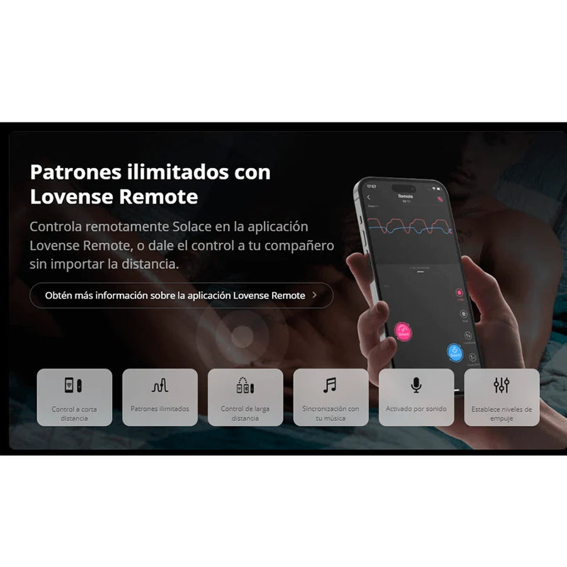 Masturbador Masculino Lovense Solace Male – Placer Inteligente con Control Remoto 📱